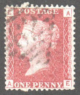 Great Britain Scott 33 Used Plate 74 - AE - Click Image to Close